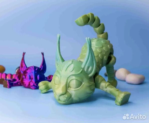 3D 3Д печать игрушка разные животные