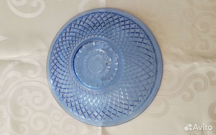 Салатник цветное стекло СССР