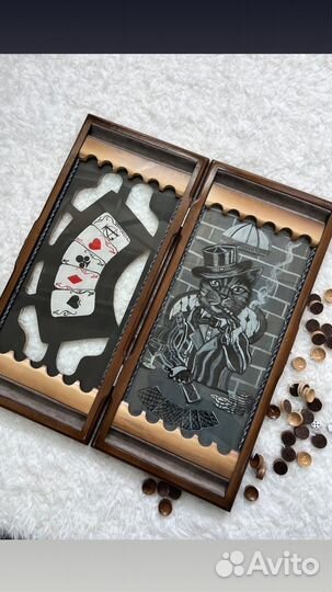 Нарды резные ручной работы