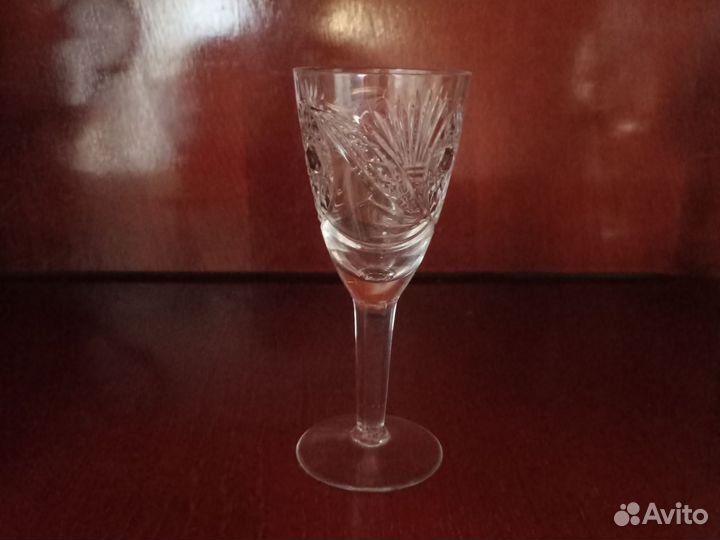 Рюмка, бокалы из хрусталя