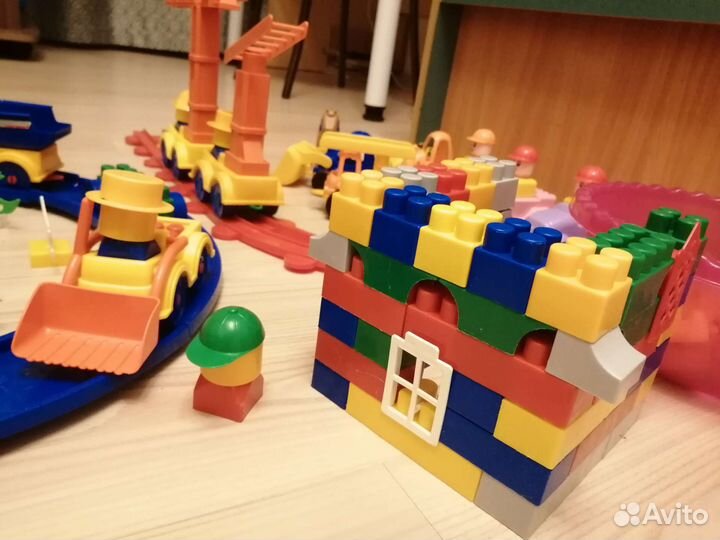 Конструктор стройка, Кроха, Полесье, много машин