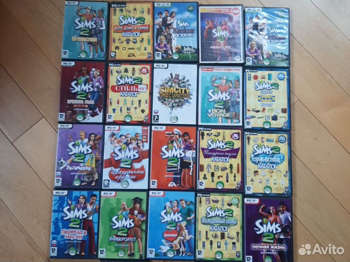 Диски с играми для пк sims2/3