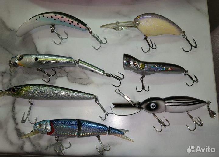 Воблеры на судака, щуку и для троллинга