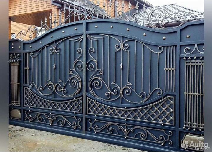 Ворота кованые