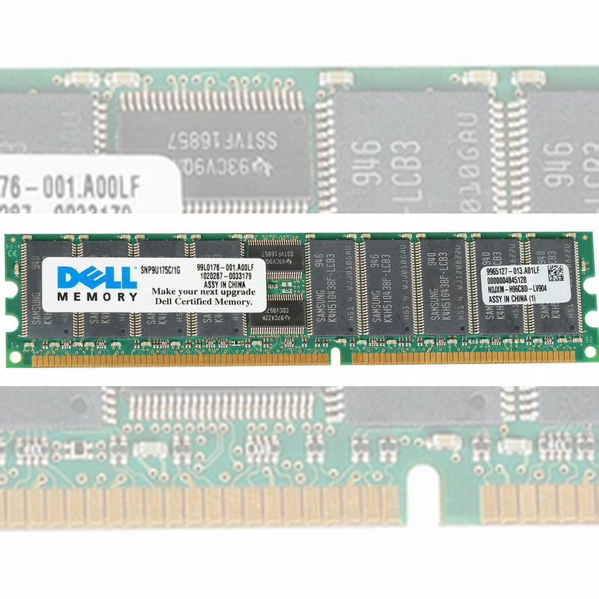 [SNP9U175C/1G] Оперативная Память Dell Ddr 1024mb Snp9u175c/1g