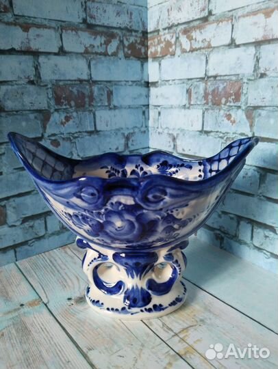 Конфетница Гжель