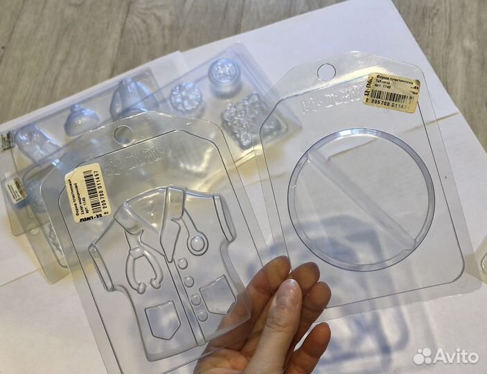 Формы для мыловарения силикон и пластик