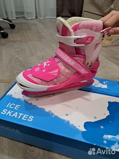 Коньки раздвижные для девочки