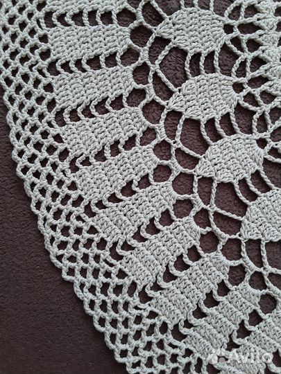 Скатерть вязаная ручная работа