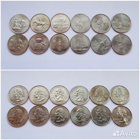 Монеты Сейшелы, Индонезия, США