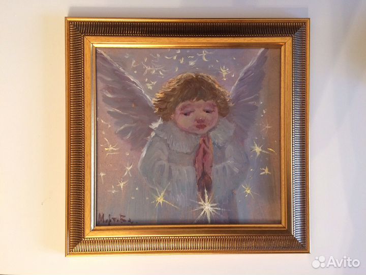 Картина с ангелом