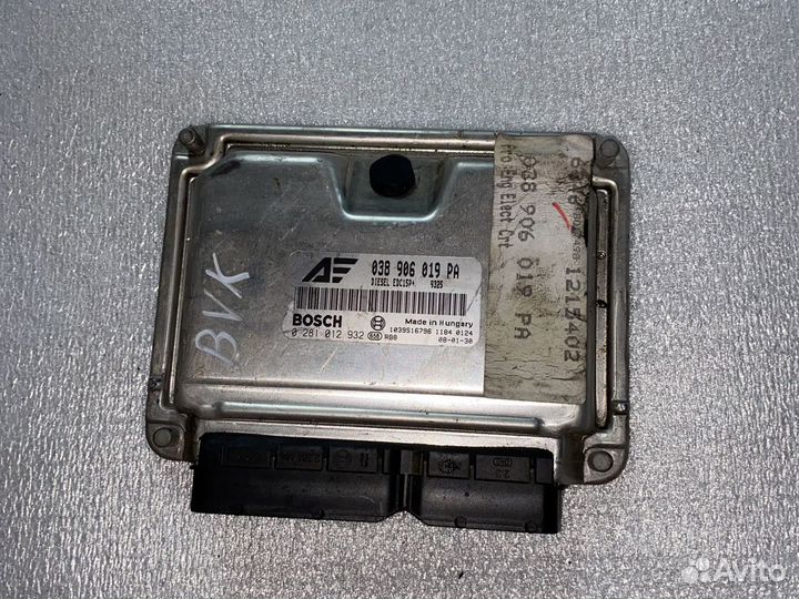 Эбу 038906019PA VW Sharan BVK