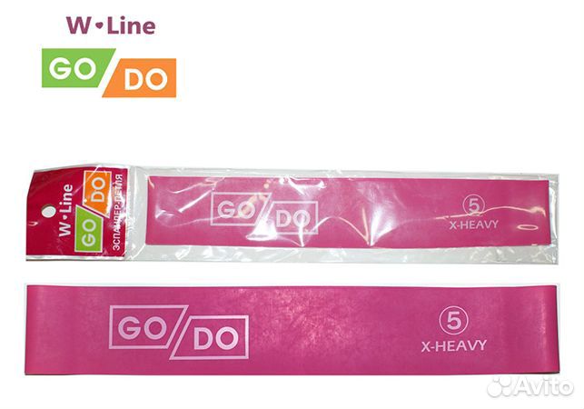 Эспандер-петля W-Line, 650*50*1.1, 5 фуксия