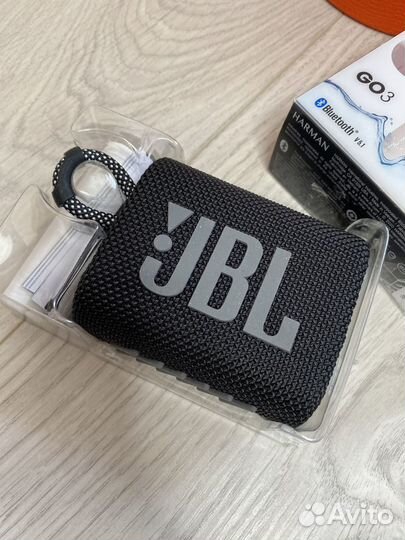 Портативная колонка JBL Go 3 Black Черная