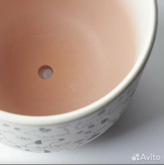 Цветочный горшок икеа рундминта собачки 15см