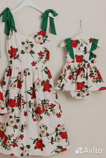 Парная одежда для мамы и малышки, для фотосессии