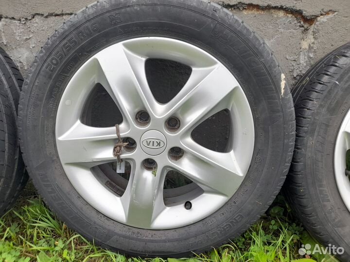 Оригинальные литые диски киа R16