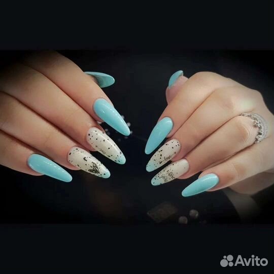 Наращивани ногтей, коррекция, покрытие гелем