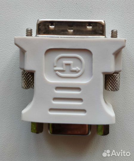 Переходник с VGA на DVI белый