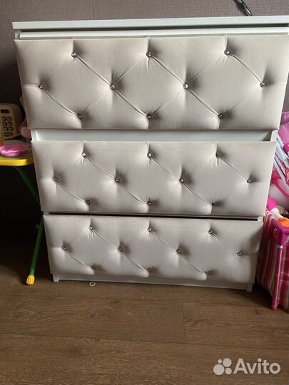 Продам кроватка и комод + матрасы круг овал