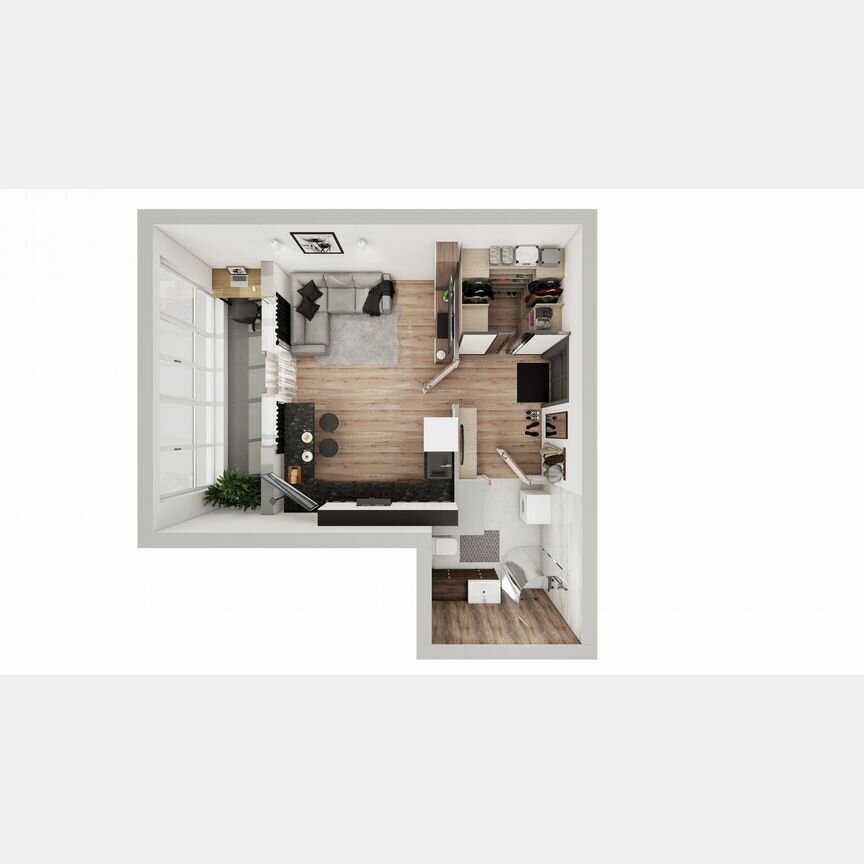 Квартира-студия, 34,2 м², 4/8 эт.