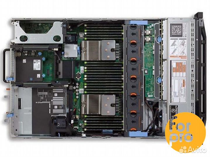 Сервер dell R720 8SFF 2xE5-2680v2 320GB, H710