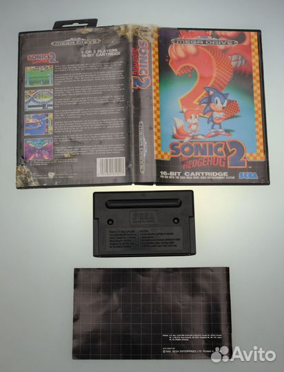 Картридж Sega Mega Drive Sonic 2