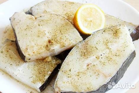 Стейк зубатки с/м