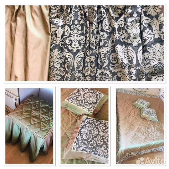 Комплект: покрывало, шторы, подушки, для п