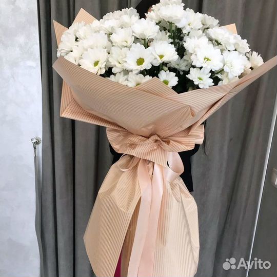 Хризантема ромашковая букеты доставка