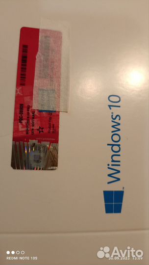 Windows 10 pro конверт DVD OEI