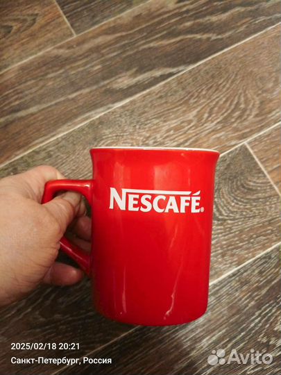 Кружка Нескафе большая