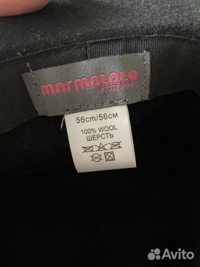 Шляпа шерстяная