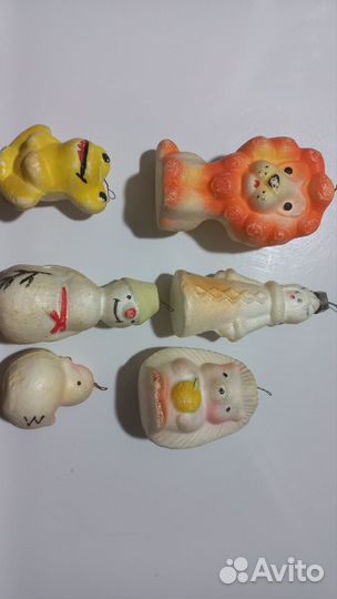 Елочные игрушки СССР штука цена указана за штуку