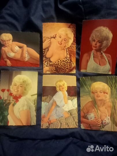 Актриса Jayne Mansfield, 50-60 г