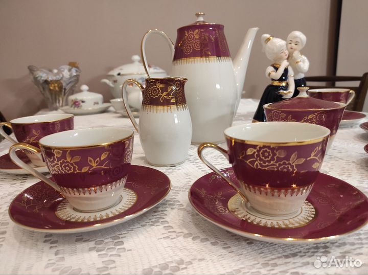 Сервиз кофейный Чехословакия