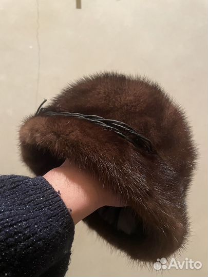 Шапка женская зимняя натуральный мех