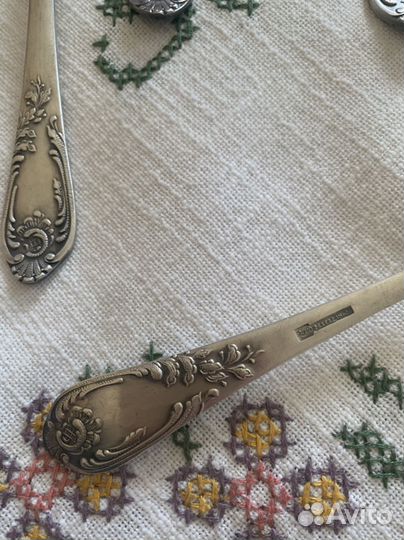 Ложки десертные мельхиоровые