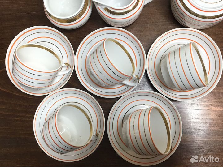 Чайный сервиз радиоволны СССР