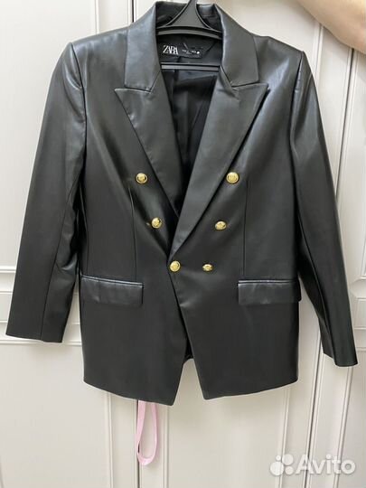 Пиджак женский черный zara