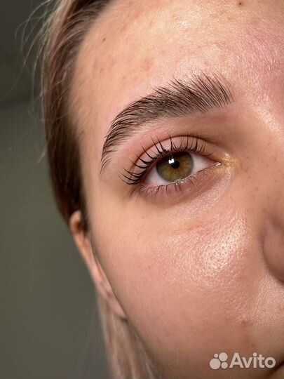 Долговременная укладка бровей ламинирование ресниц