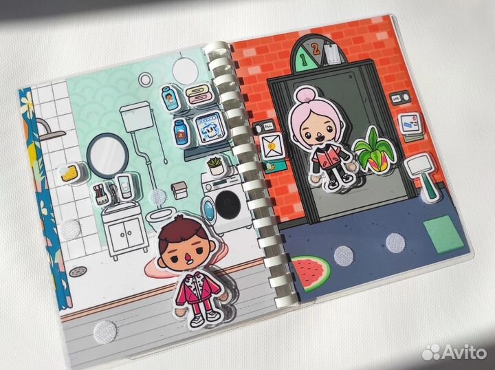 Игры на липучках Тока Бока Квартира