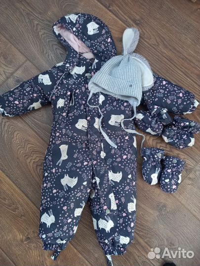Комбинезон зимний crockid 80-86