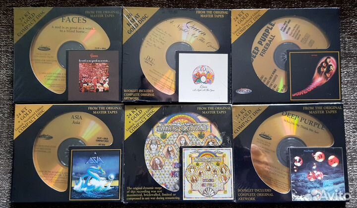 Audiophile CD 24 Karat Gold / Platinum SHM-CD