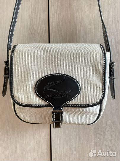 Сумка Lacoste хлопок натуральная кожа