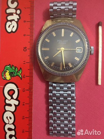 Часы Poljot 23, зим, Cardinal Quartz made in ussr