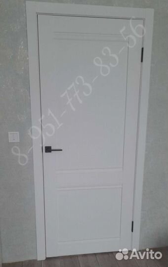 Двери межкомнатные царговые белые пвх