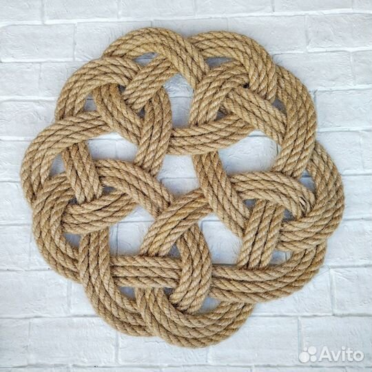 Салфетка из джута / Подставка под горячее