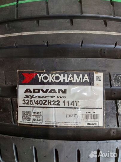 Yokohama Advan Sport V107 325/40 R22 и 285/45 R22