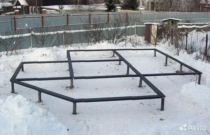 Установка винтовых свай